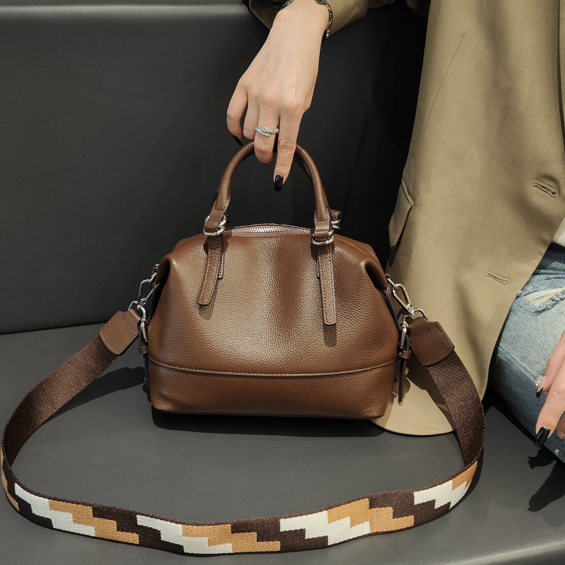 パドマ　ボストンバッグ　ベージュ系その他　新品未使用 牛革 楽天市場】パドマ（バッグ・小物・ブランド雑貨）の通販