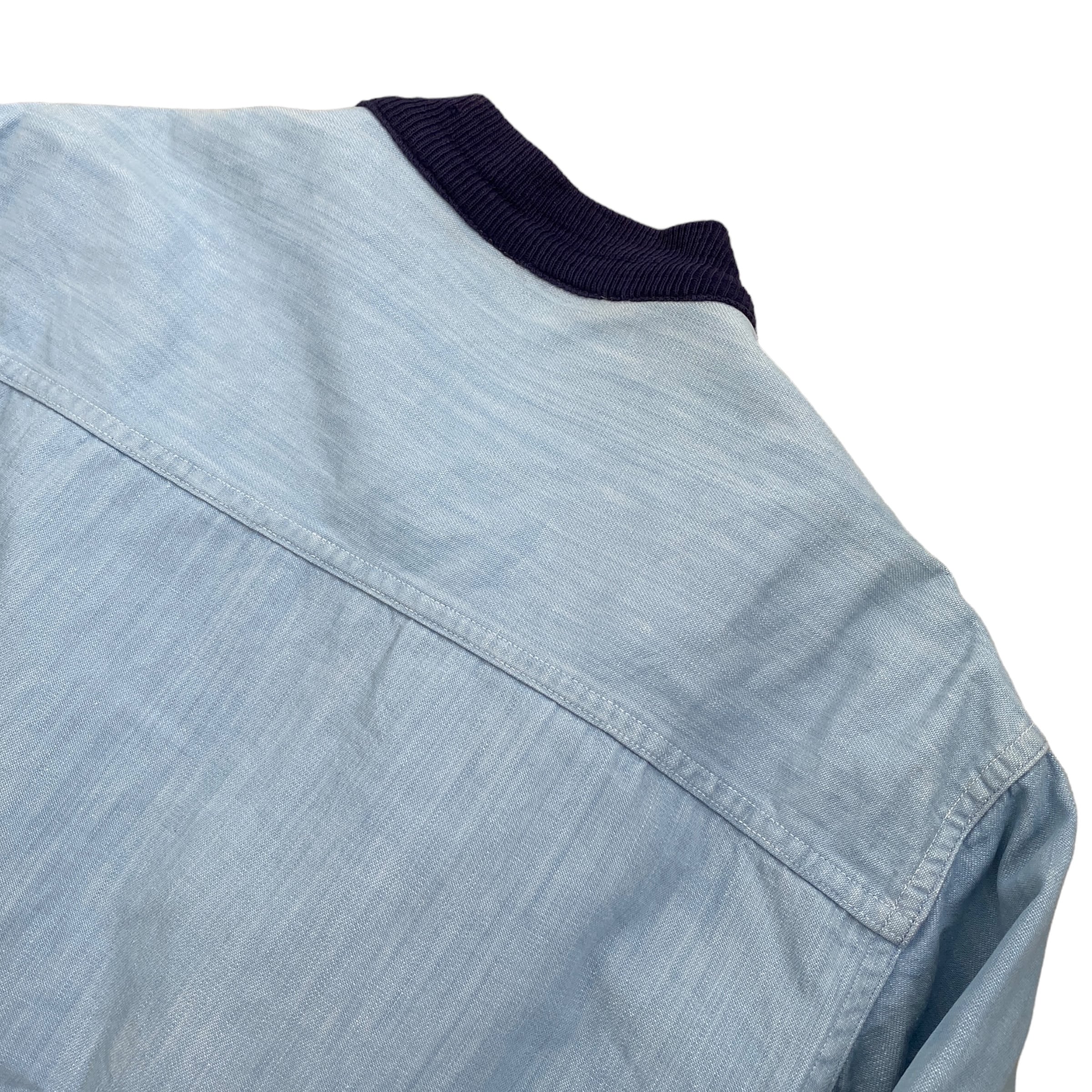 50s~60s HERCULES? MA-1 type chambray jacket talon zipper 50s~60s HERCULES? MA-1 type chambray jacket talon zipper