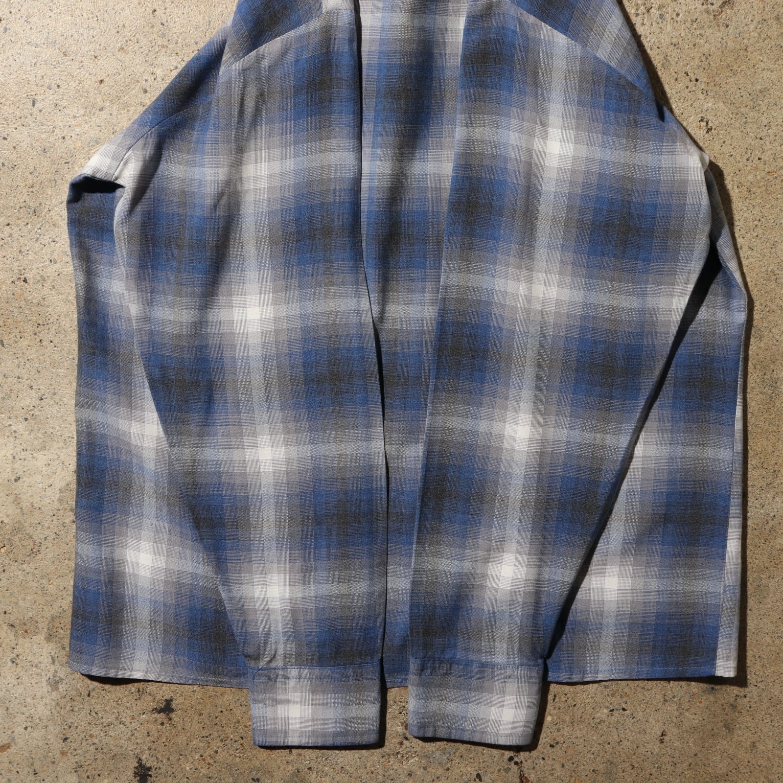 美品 XL 70s 80s オンブレチェックシャツ sears シアーズ 長袖 美品 XL 70s 80s オンブレチェックシャツ sears シアーズ 長袖