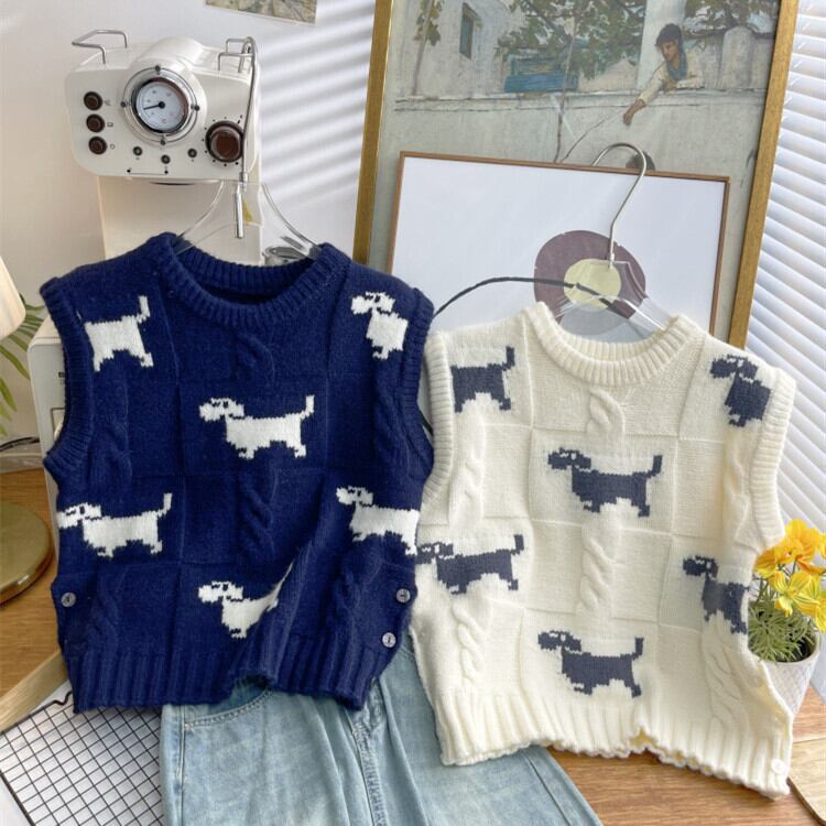 【tops】ニットベスト M25716