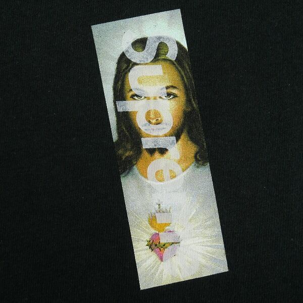 Size【L】 SUPREME シュプリーム 26FW Prayer Card Box Logo Tee Black