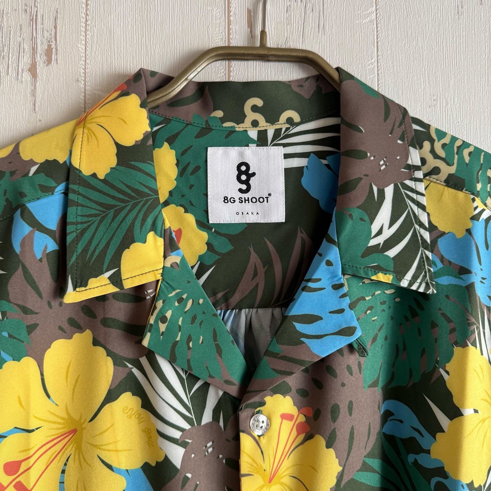 8G ALOHA SHIRTS -GREEN(FLOWER)- | 8G SHOOT WEBSTORE