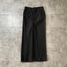 30-40s 針式シンチ フレンチワーク ストライプ ブラック パンツ W31