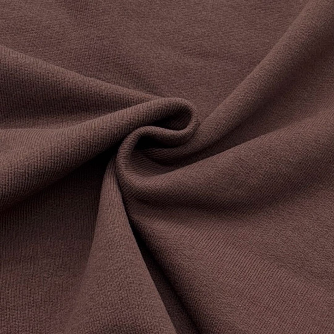 ★TC713◆1.8ｍ◆ラスト１点！綿100％ど詰め裏毛ニット生地◆ブラウン