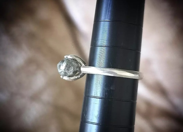 Silver925 ラフダイヤモンドリング　100100300095