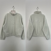 【受注予約:11月上旬入荷予定】ウォームフリースハーフジップBZ/アイスグレー