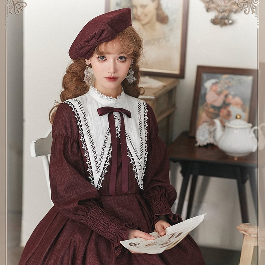 サブカル 服 地雷系 通販 ロリータ 帽子 レトロ ノスタルジック