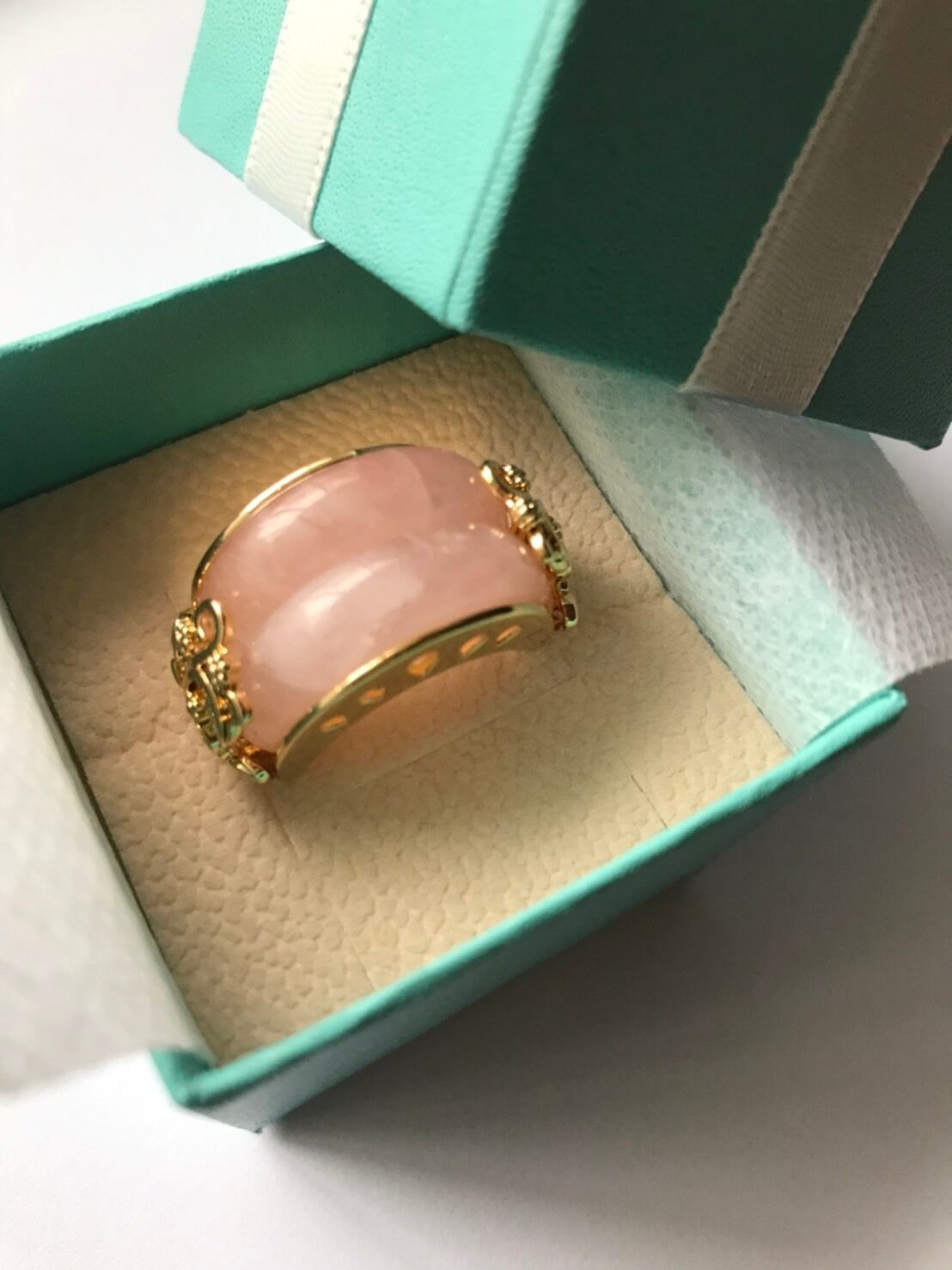 韓国 天然石 指輪 ポジャギラッピング メドゥプストラップ Minhui