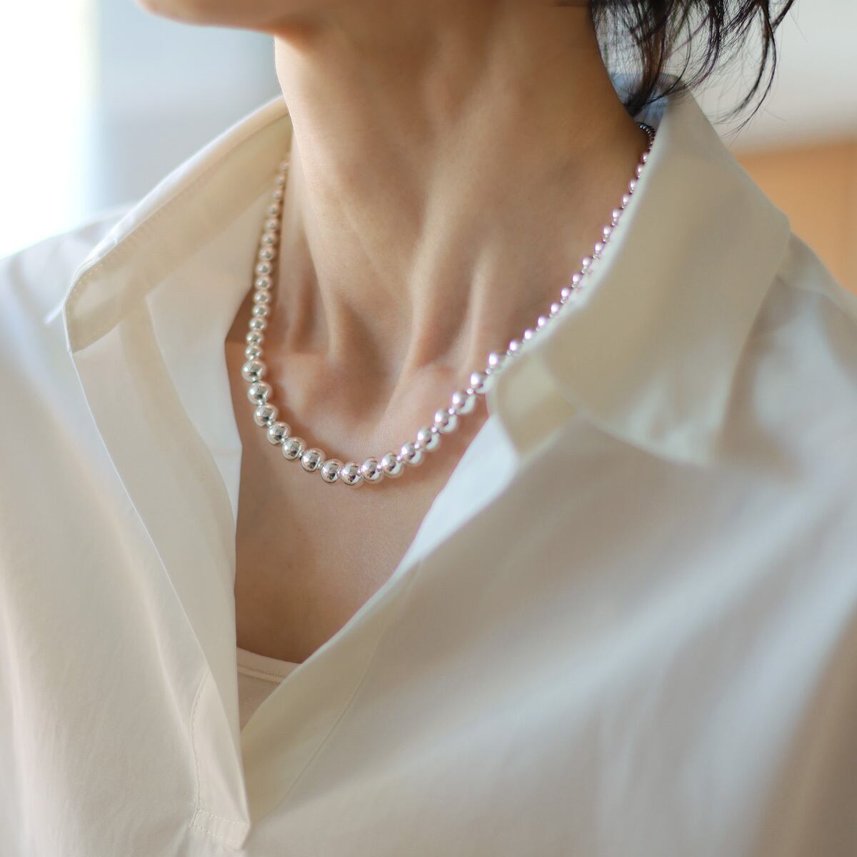 Nothing And Others (ナッシングアンドアザーズ) グラデーションボールネックレス Gradient Dot Necklace