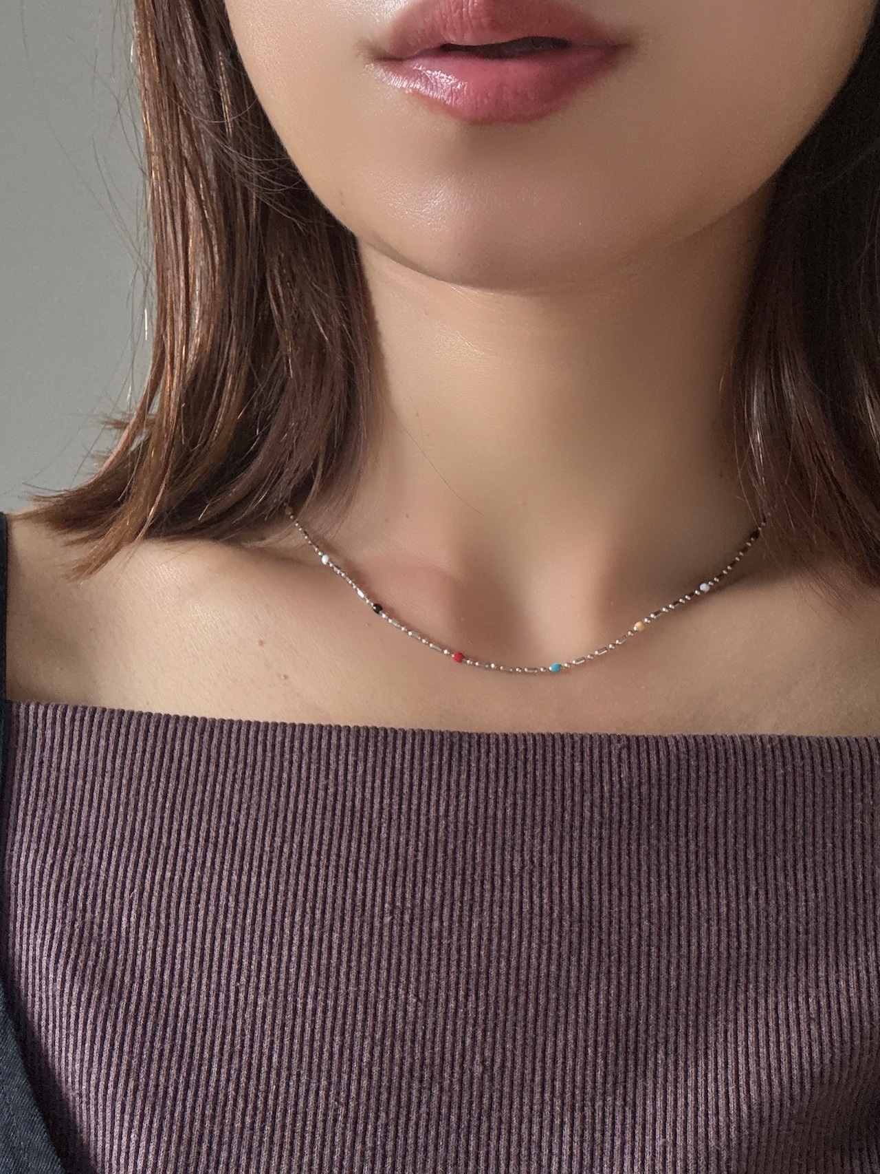 カラフルネックレス