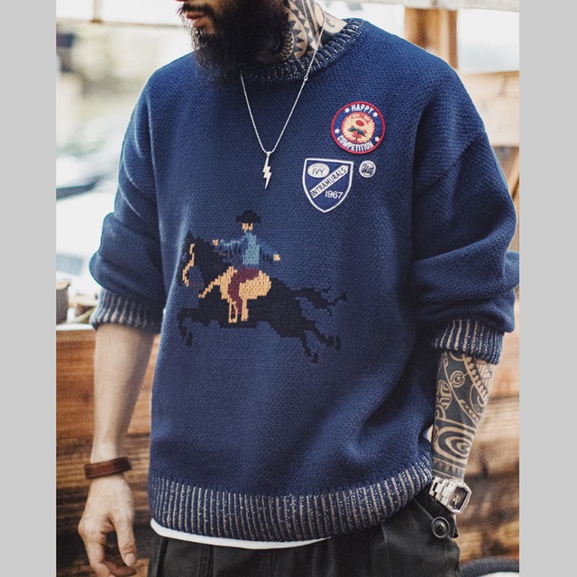 ホースデザインニット　G00242