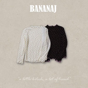 【2点送料無料】«予約»«ジュニアサイズあり»«Banana J» ローズトップス 2colors