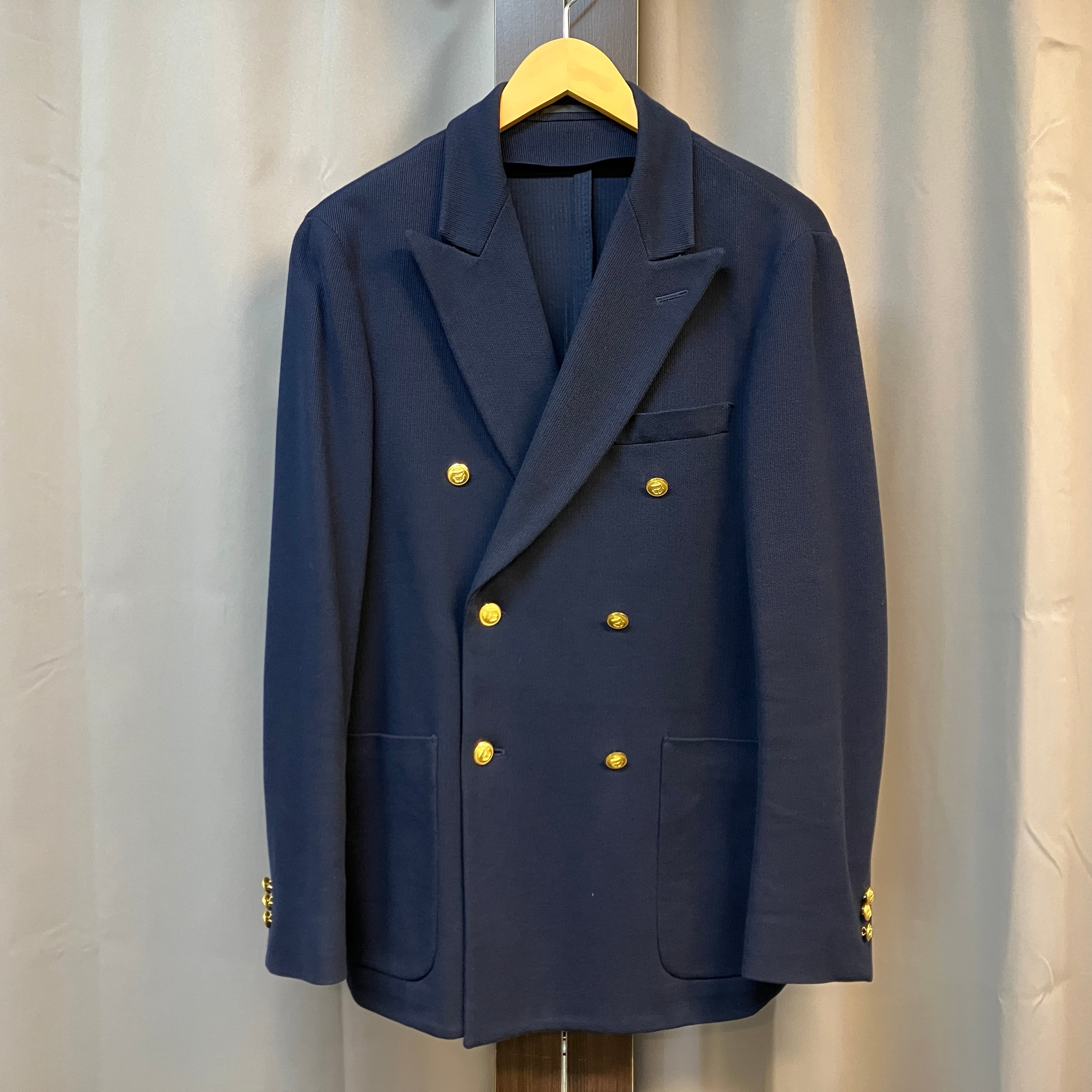 TOMORROWLAND ネイビー スーツ　48 TOMORROWLAND COTTON NAVY BLAZER《48》 | safarionline