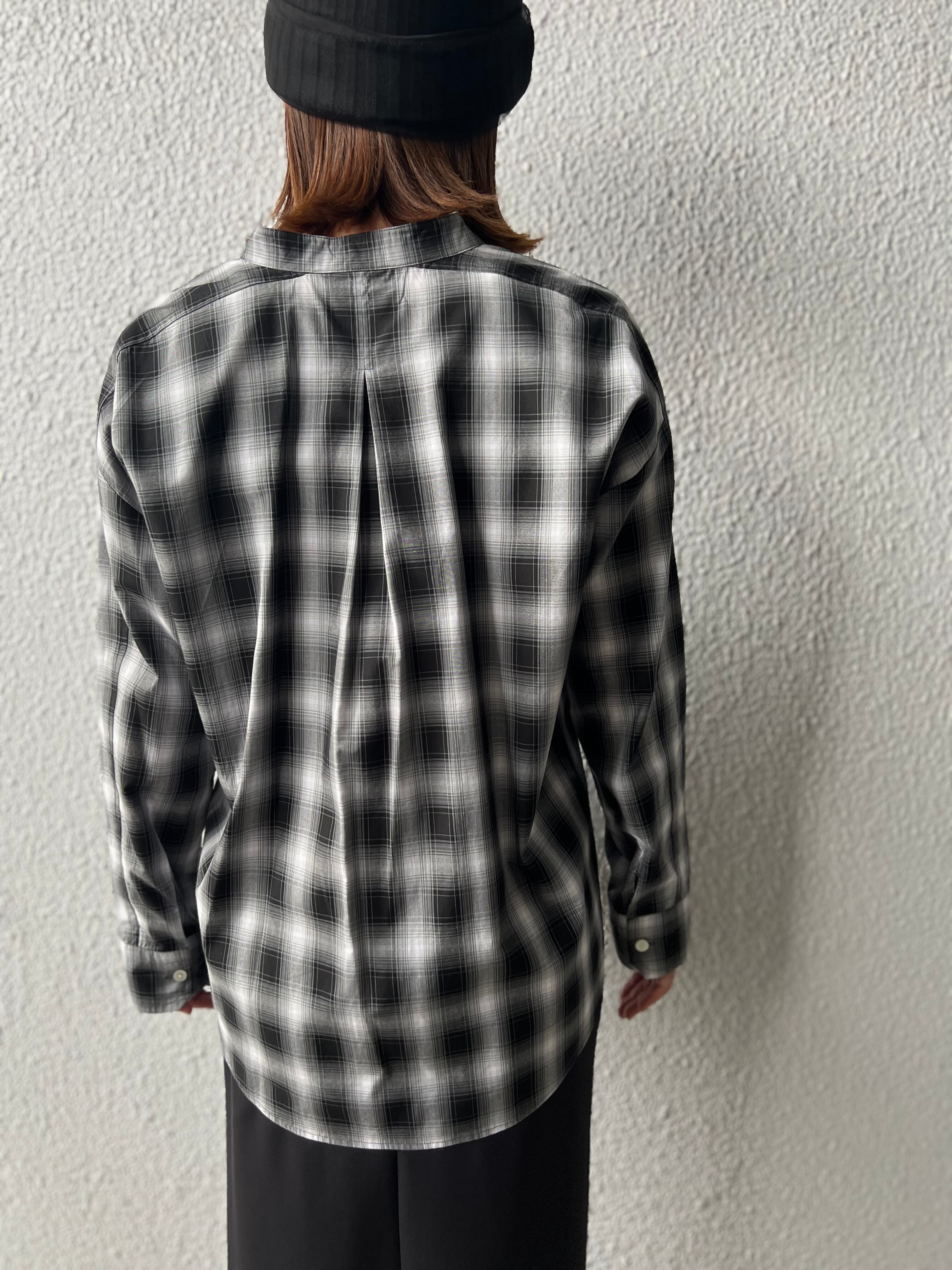 【PASSIONE】パールボタンチェックシャツ