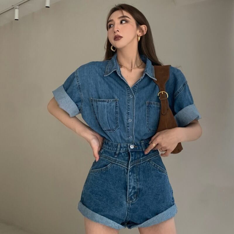 シャツ レディースルーズスタイルスタンダードジャケット サマー薄手トップス レトロ 夏物 YY-ファッション17761666466