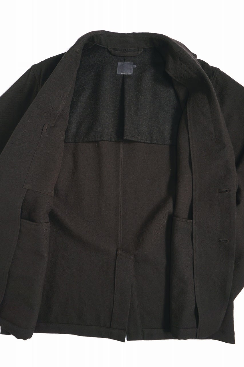 Virgin Wool Washed Twill Jacket