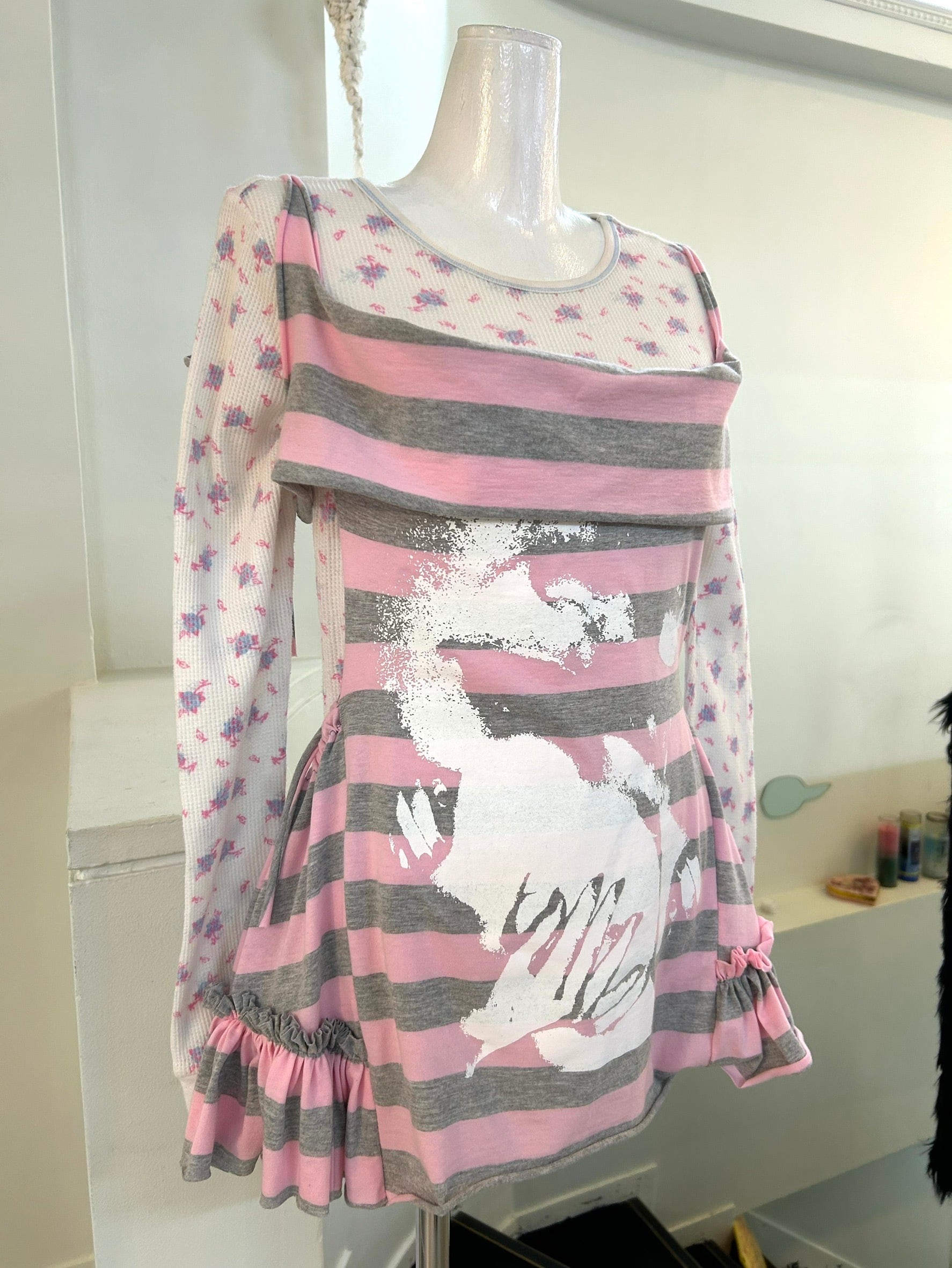 BONE hold and bust dress