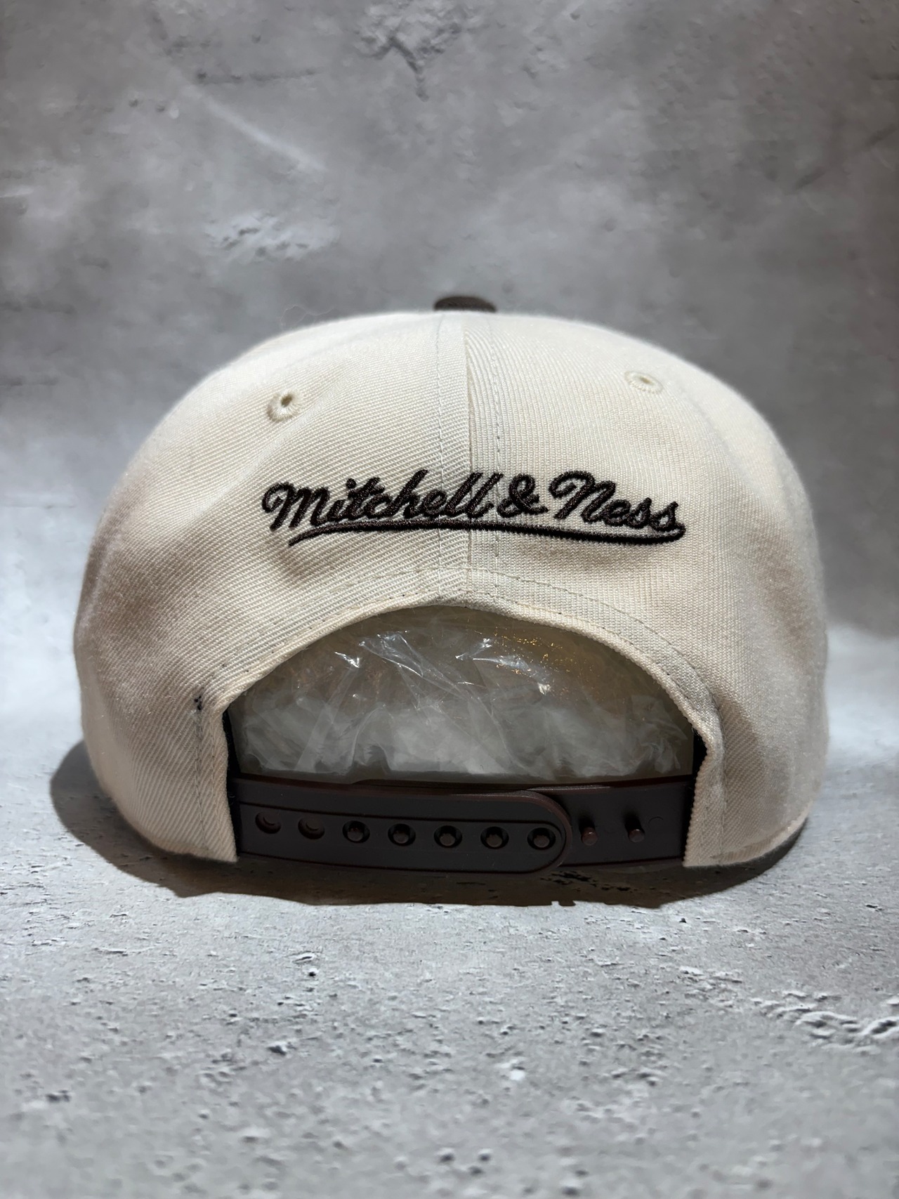Mitchell＆Ness/ミッチェルアンドネス NBA ロサンゼルス・レイカーズ キャップ クリーム