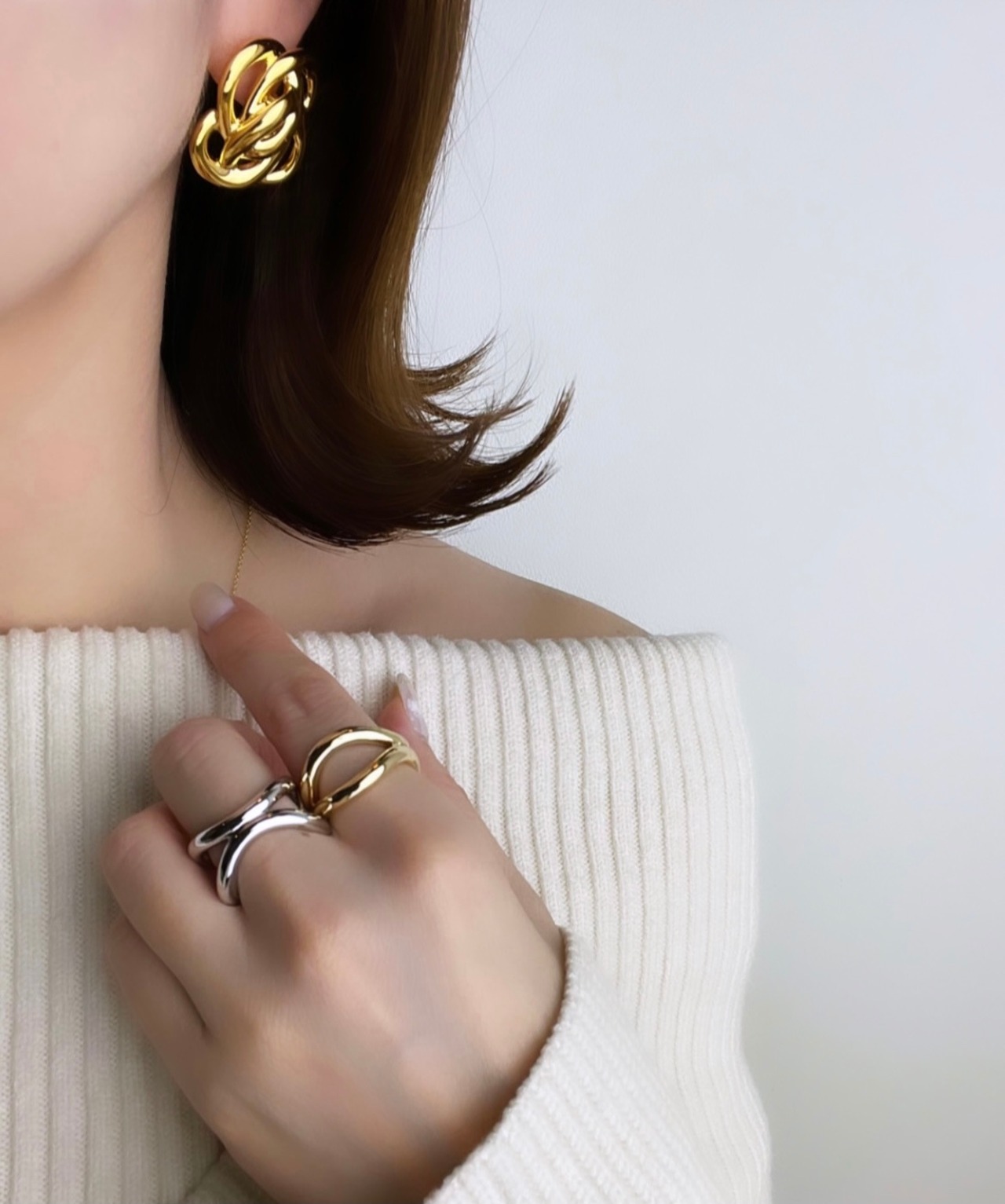 ダブルフェイスリング