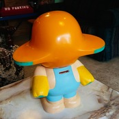 90s サトちゃん 佐藤製薬 ソフビ 貯金箱 特大