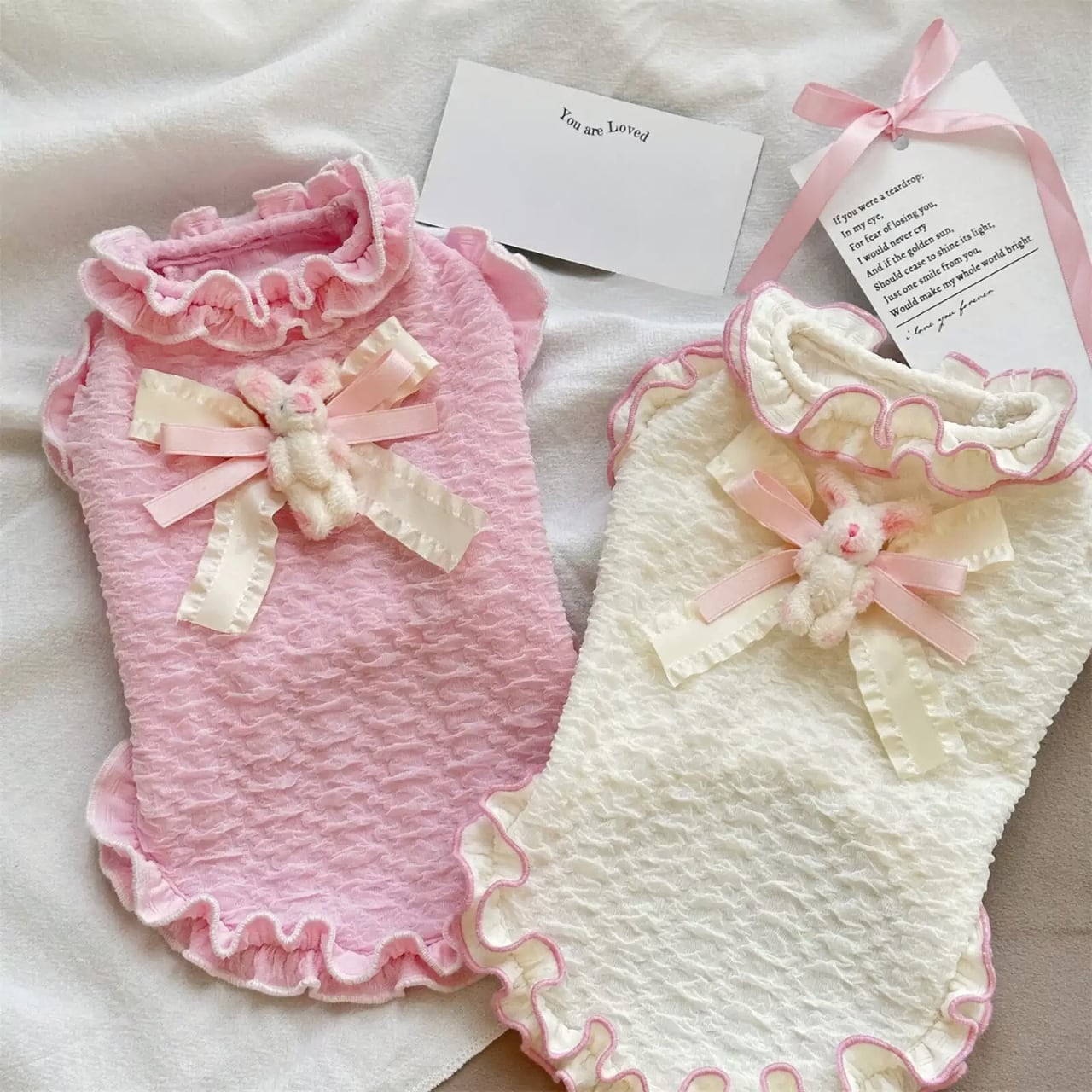 【5XLまであり】ウサギとリボンのガーリーウェア♡0193