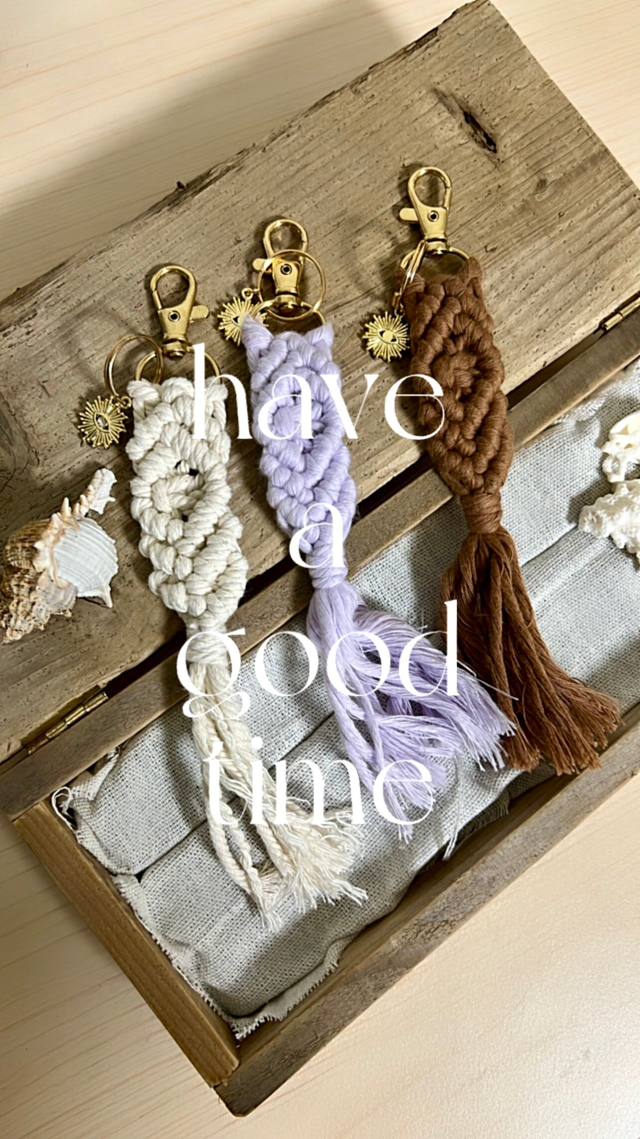 マクラメキーホルダー | BOHOnatural