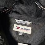 90s TOMMY HILFIGER ナイロンマウンテンパーカー カーキ 袖ロゴ XL