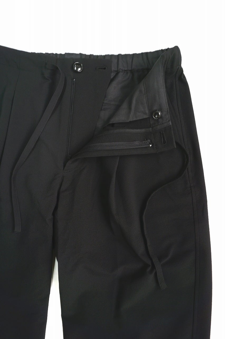 Crepe Weave Sucker Trousers