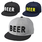 BEER 太い刺繍CAP（3色）