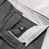 DESCENTE GOLF デサント ゴルフ ストレッチ シアサッカー スラックス ゴルフ パンツ サイズ XO W88 /グレー系/スポーツウェア