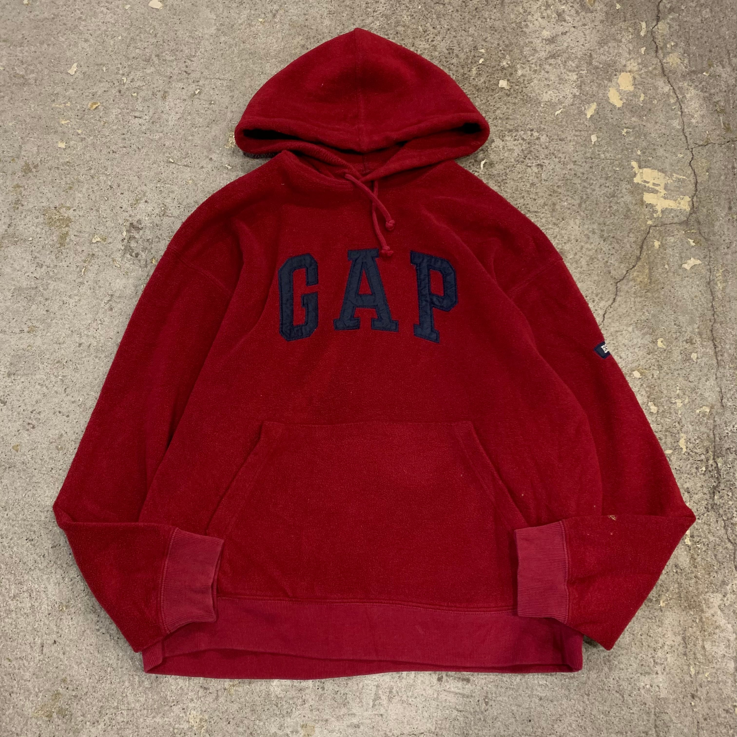 90s old GAP fleece logo parka | What'z up