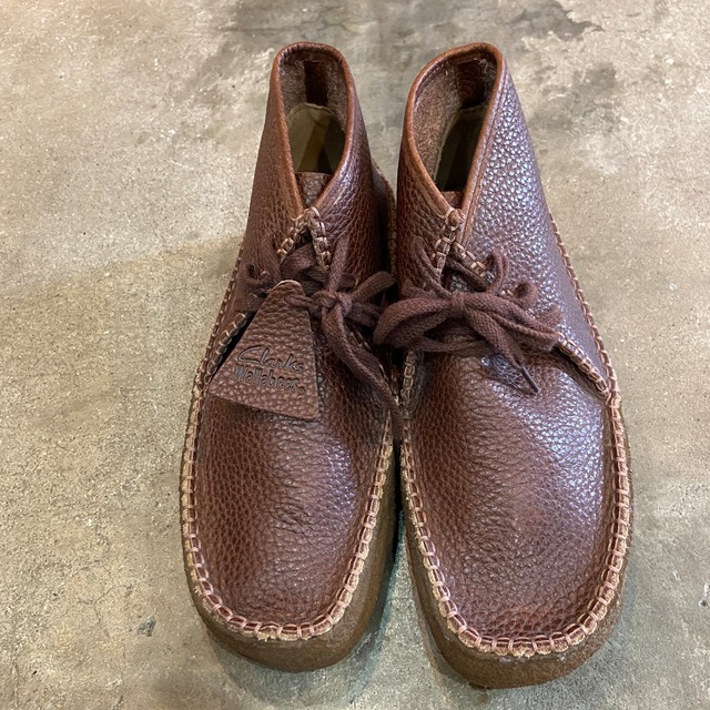 『送料無料』CLARKS Wallabee ridge ワラビーリッジ　シボ革　7ハーフ