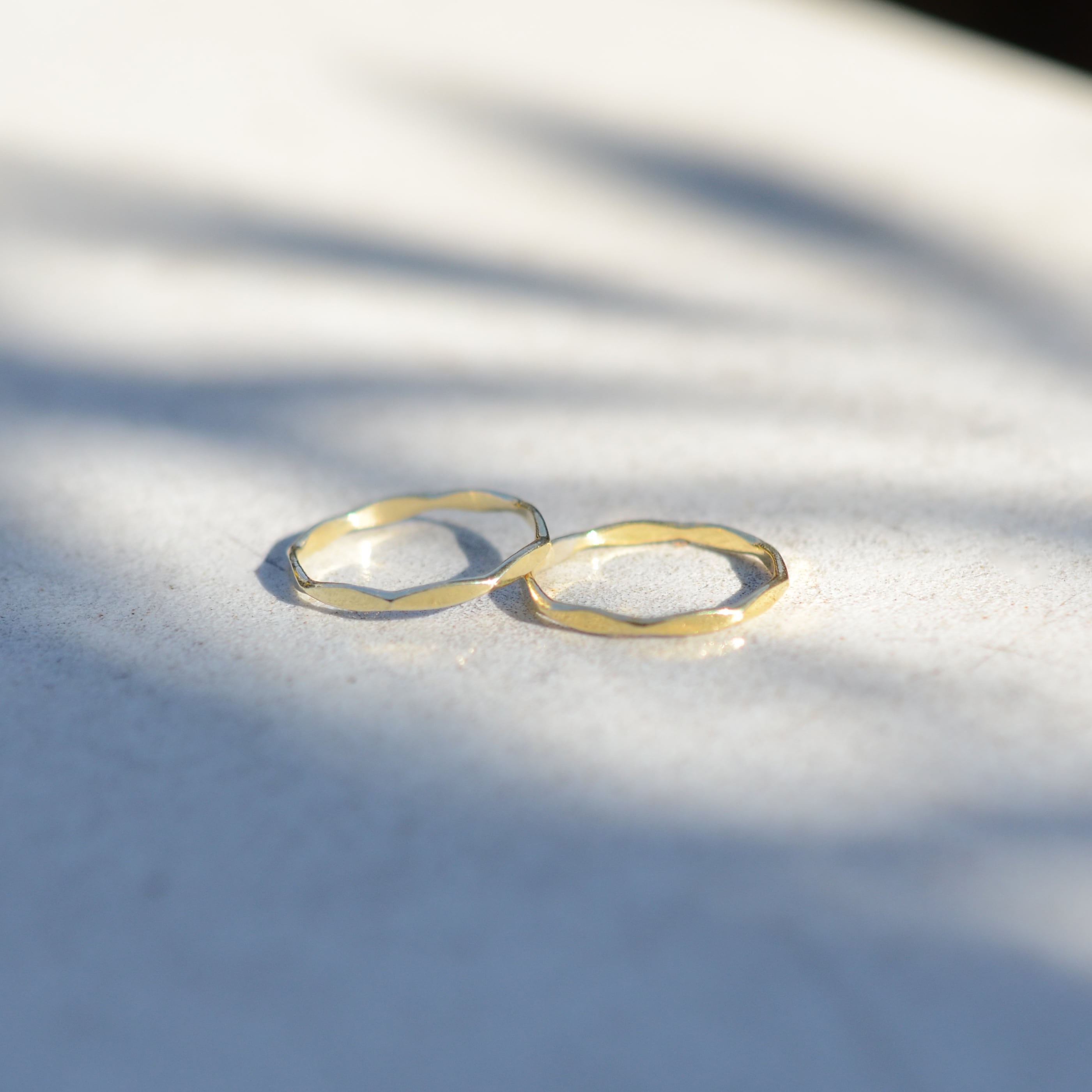 K18 YG〉flower eye ring / round / 1.2mm | glanta K18 YG〉flower eye ring / round / 1.2mm | glanta