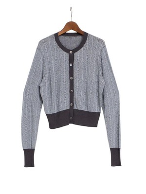 PANO-KN-004 ∫ OVERTONE JACQUARD KNIT_BLUE × GRAY