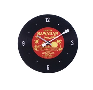 ガラスウォールクロック　レコード