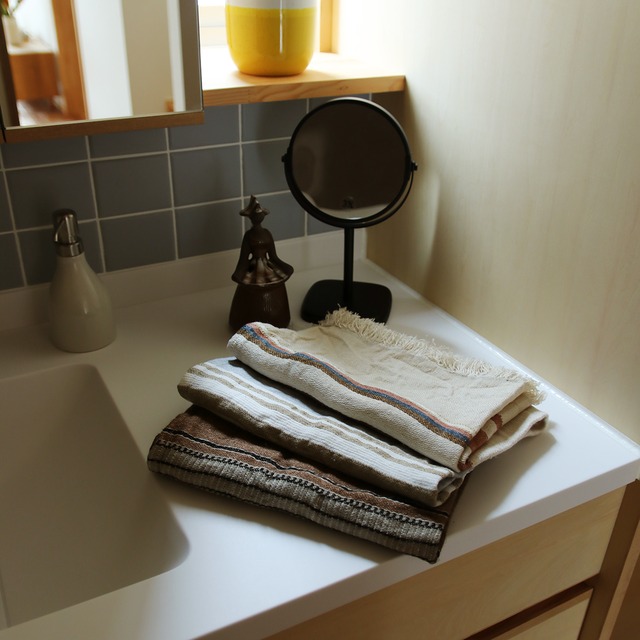 【LIBECO】リベコ／ゲストタオル／ベルジャン／リネン100％／ベルギー製／55×65㎝／即納品