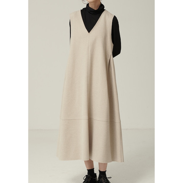 v-neck a-line dress 10971