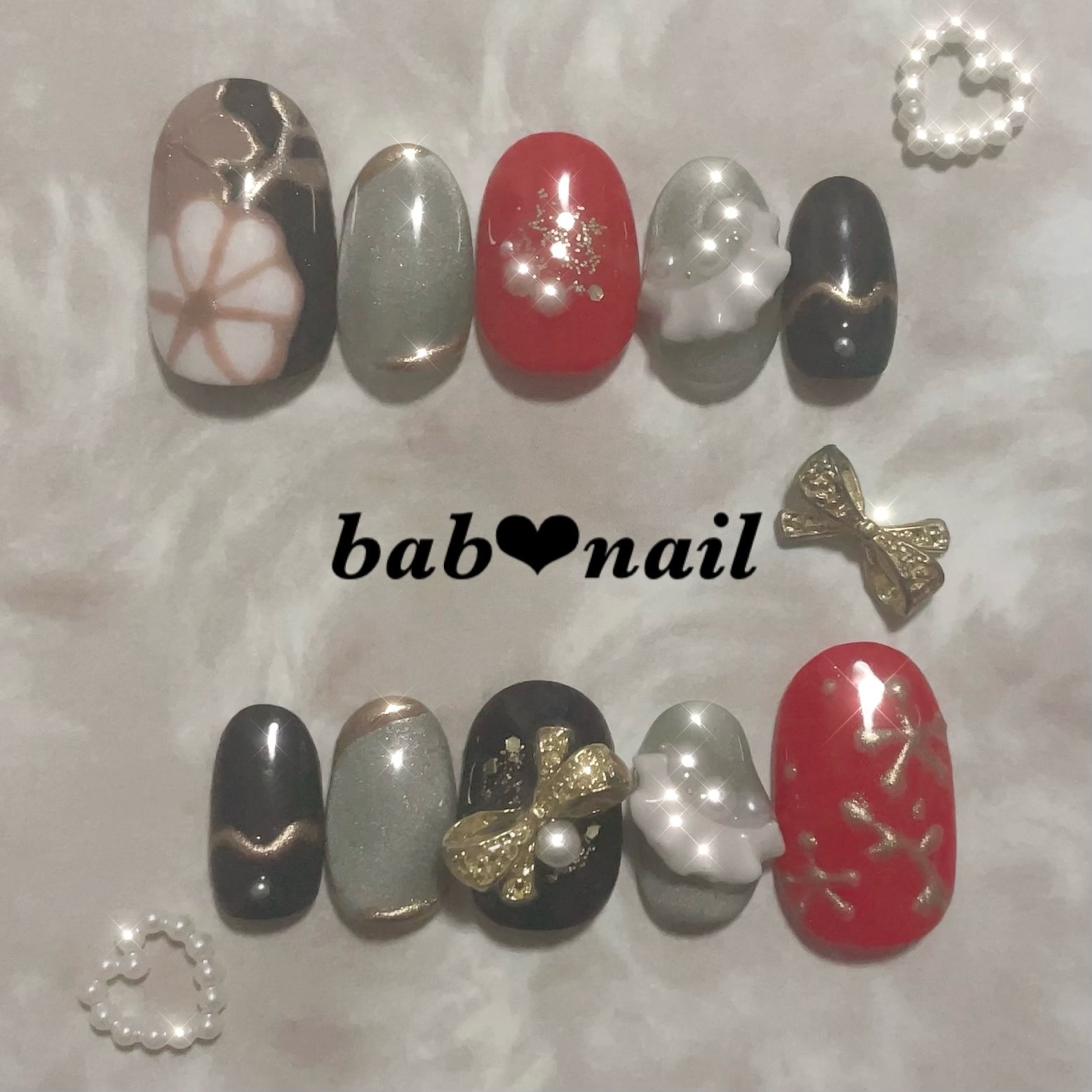 スキニーオーバルサイズ表 | ばぶnail❤︎ネイルチップ