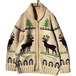 Vintage Cowichan Sweater Reindeer [1960s-] Vintage Cowichan Sweater