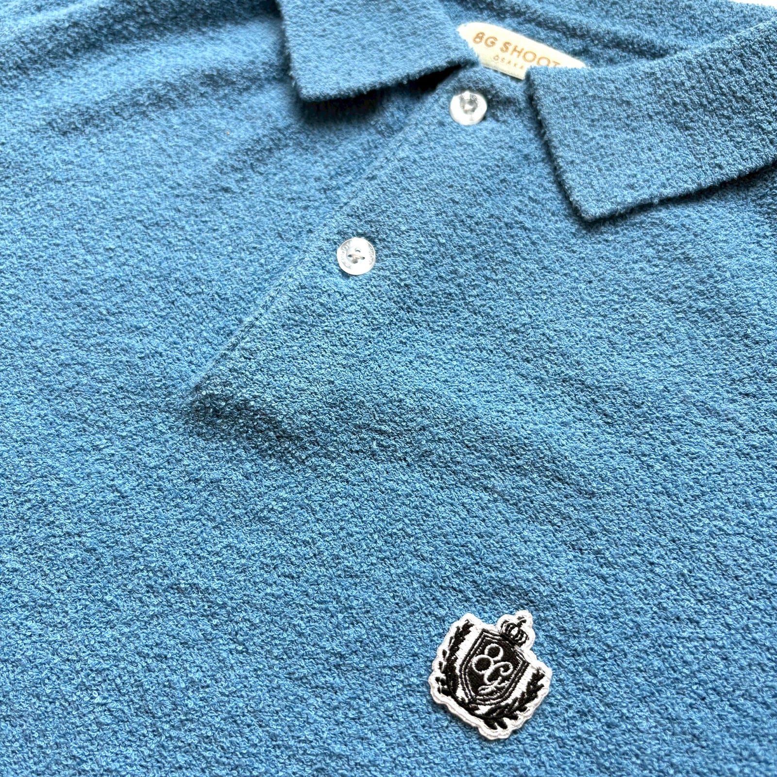 SUPER SOFT PILE KNIT POLO SHIRT -LIGHT BLUE- | 8G SHOOT WEBSTORE