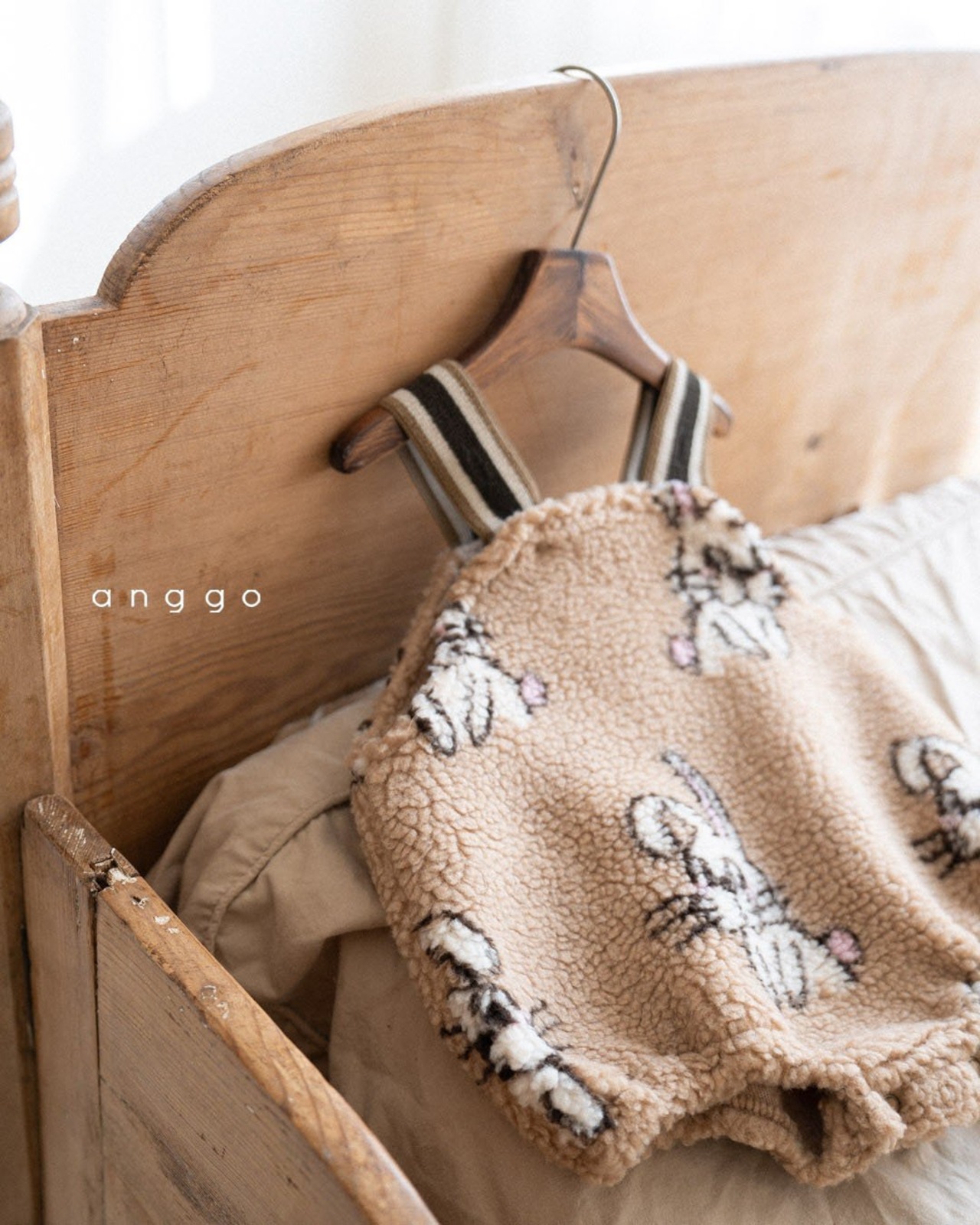 即納♡ 6-12m Maple Overall Romper  / anggo - 9