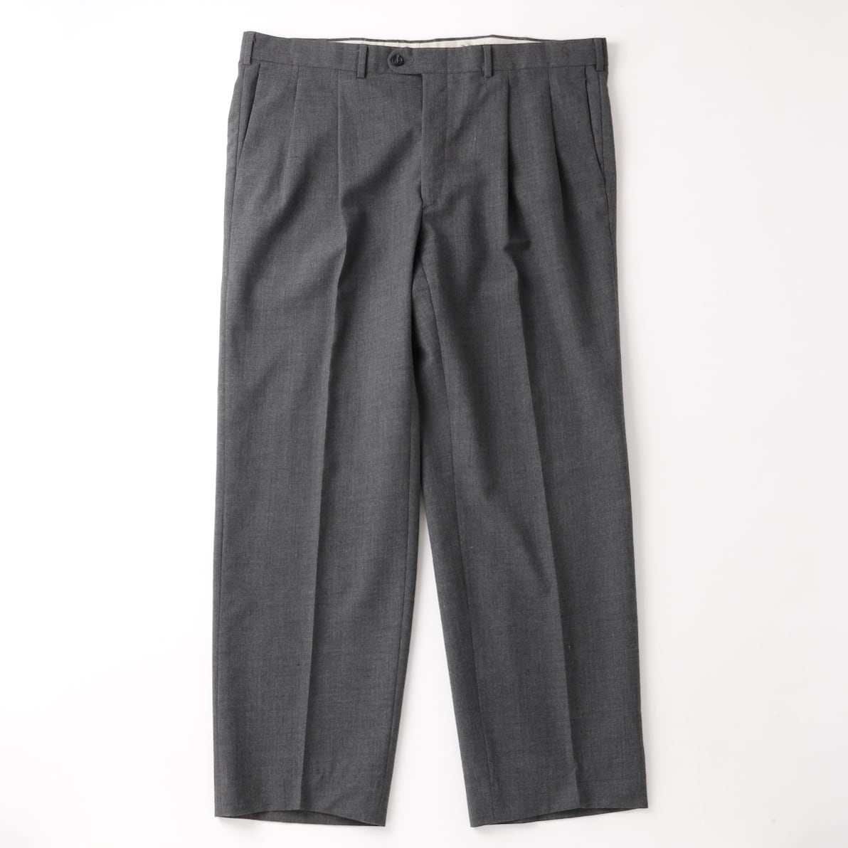vintage ウール スラックス グレー　モード　深水光太　ダークグレー 極美品】70s special vintage wool slacks pants W38 gray made in USA