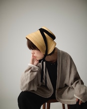 【Joëlle】Victorian straw bonnet/ヴィクトリアンストローボンネット