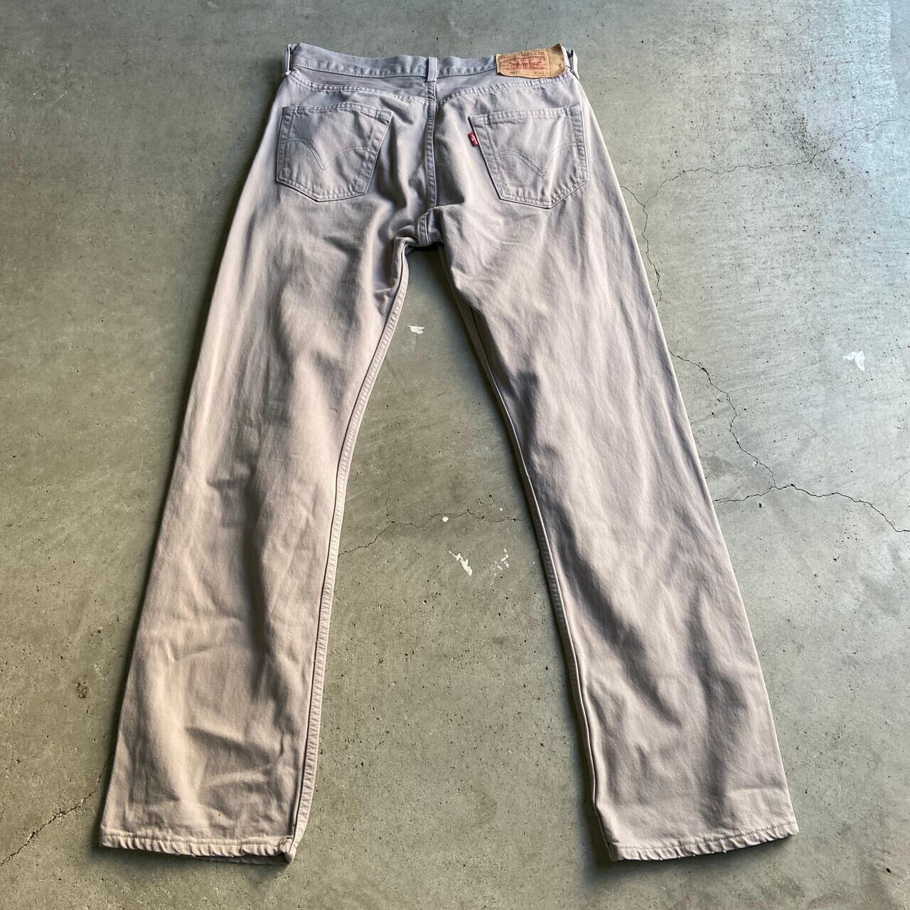 00年代 ユーロ ヨーロッパ企画 トルコ製 Levi's リーバイス 501 ストレート デニムパンツ ジーンズ メンズW34 古着 00s ヴィンテージ ビンテージ カラーデニム グレー【デニムパンツ】【SA2204】 | cave 古着屋【公式】古着通販サイト