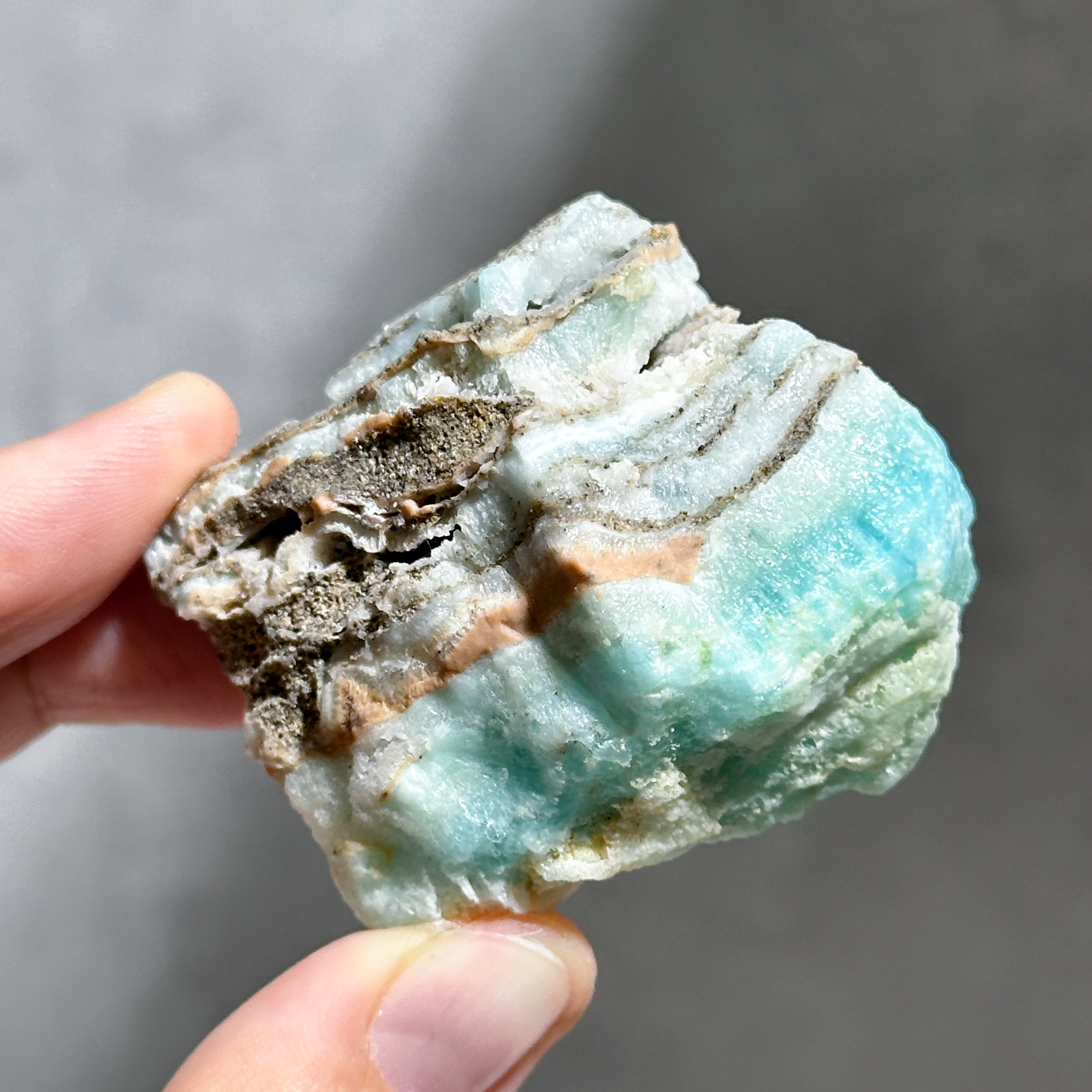 ブルーアラゴナイト 原石82◇ Blue Aragonite ◇天然石・鉱物