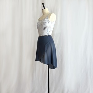 ◇"Tatiana" Ballet Wrap Skirt  -Vintage Indigo（ヴィンテージインディゴ）[Matte](透けにくいタイプ)