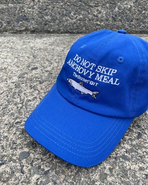 calm 'anchovy' embroidery cap <blue>