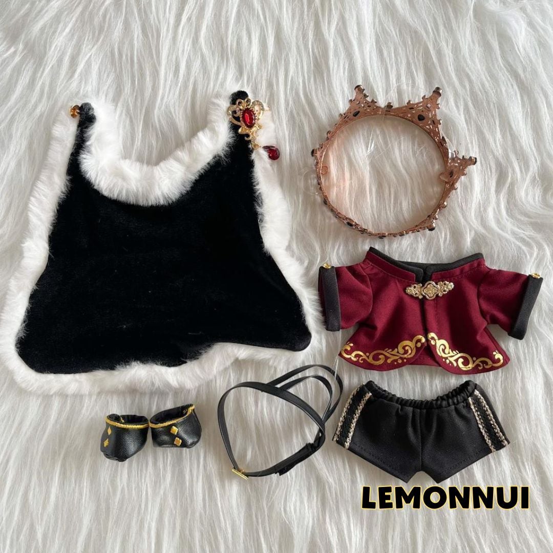 20cm ぬいぐるみ服 軍服 ぬい服 着せ替え 王冠 豪華 推し活 推しぬい