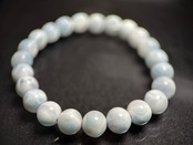 No.167 アイスラリマーブレスレット(8mm)