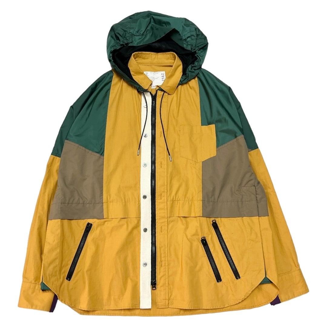 sacai 21SS Docking Hooded Sports Shirts 21-02582M | A WORD sacai 21SS Docking Hooded Sports Shirts 21-02582M | A WORD
